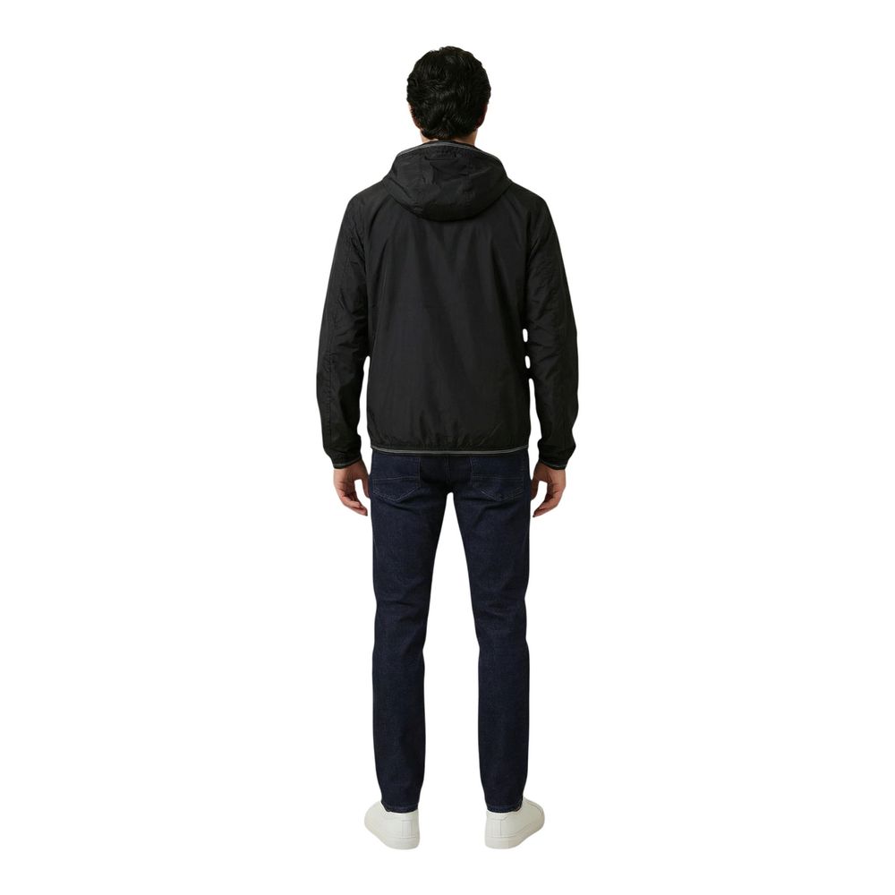 Blauer Black Polyamide Shell Men's Jacket