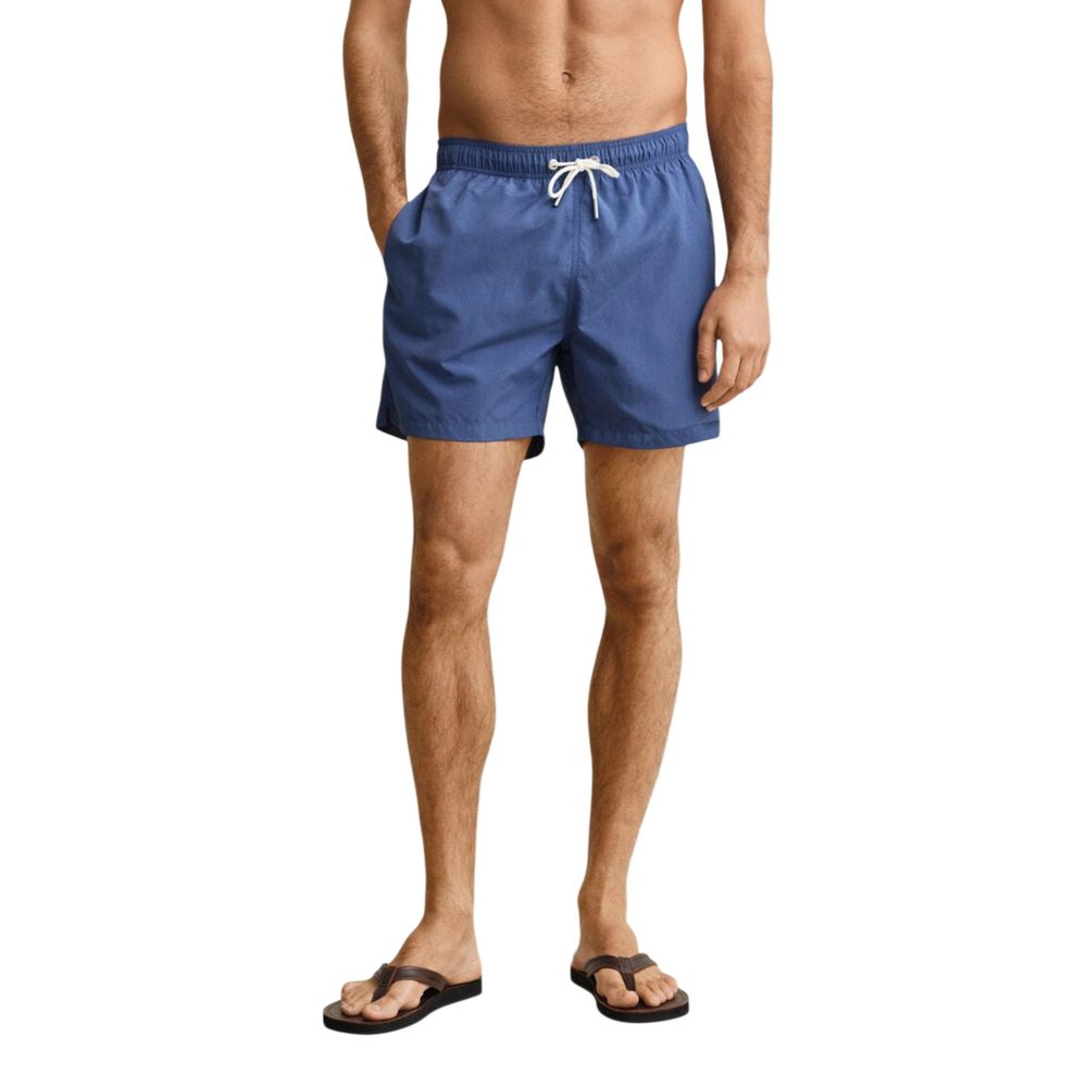 Gant Blue Recycled Polyamide Swim Men's Shorts