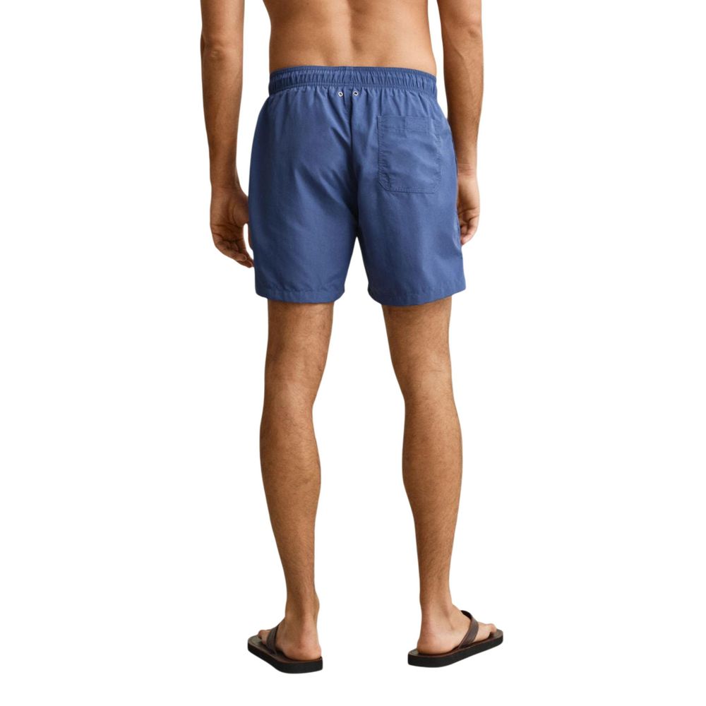 Gant Blue Recycled Polyamide Swim Men's Shorts