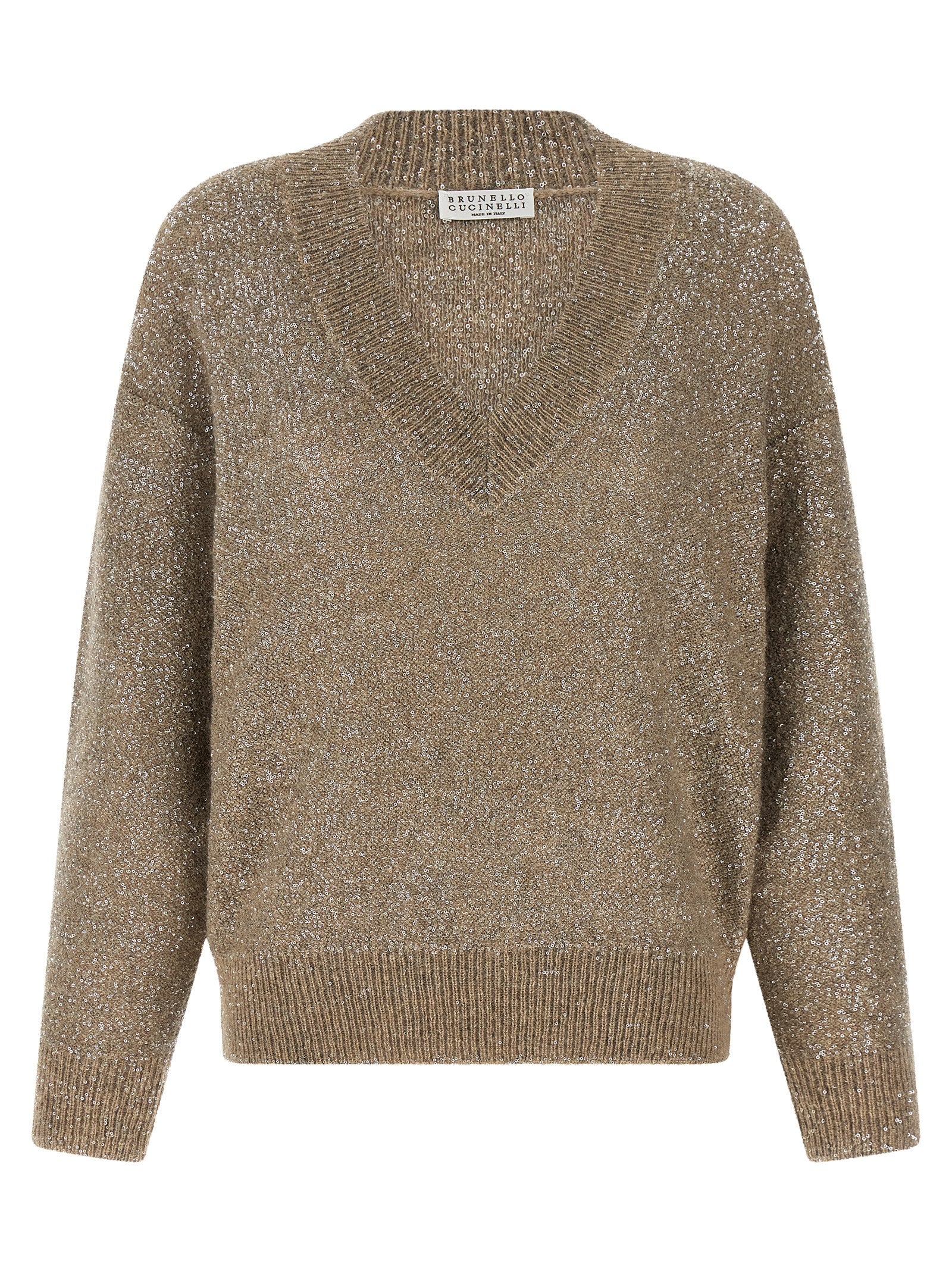 Brunello Cucinelli Beige Polyamide Women's Cardigan