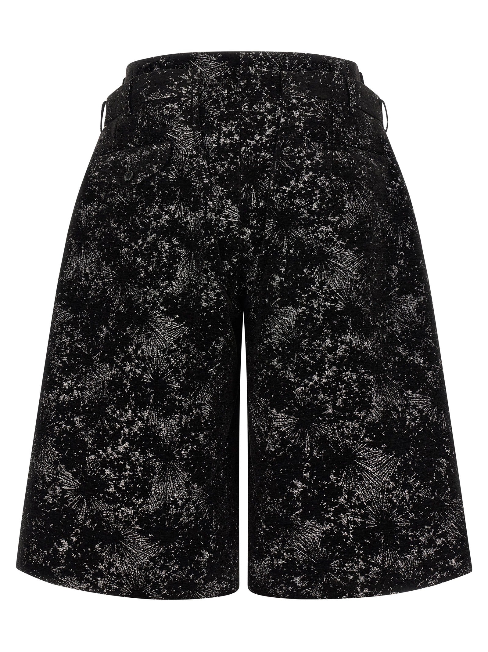 Comme Des Garçons Black Polyester Bermuda Men's Shorts
