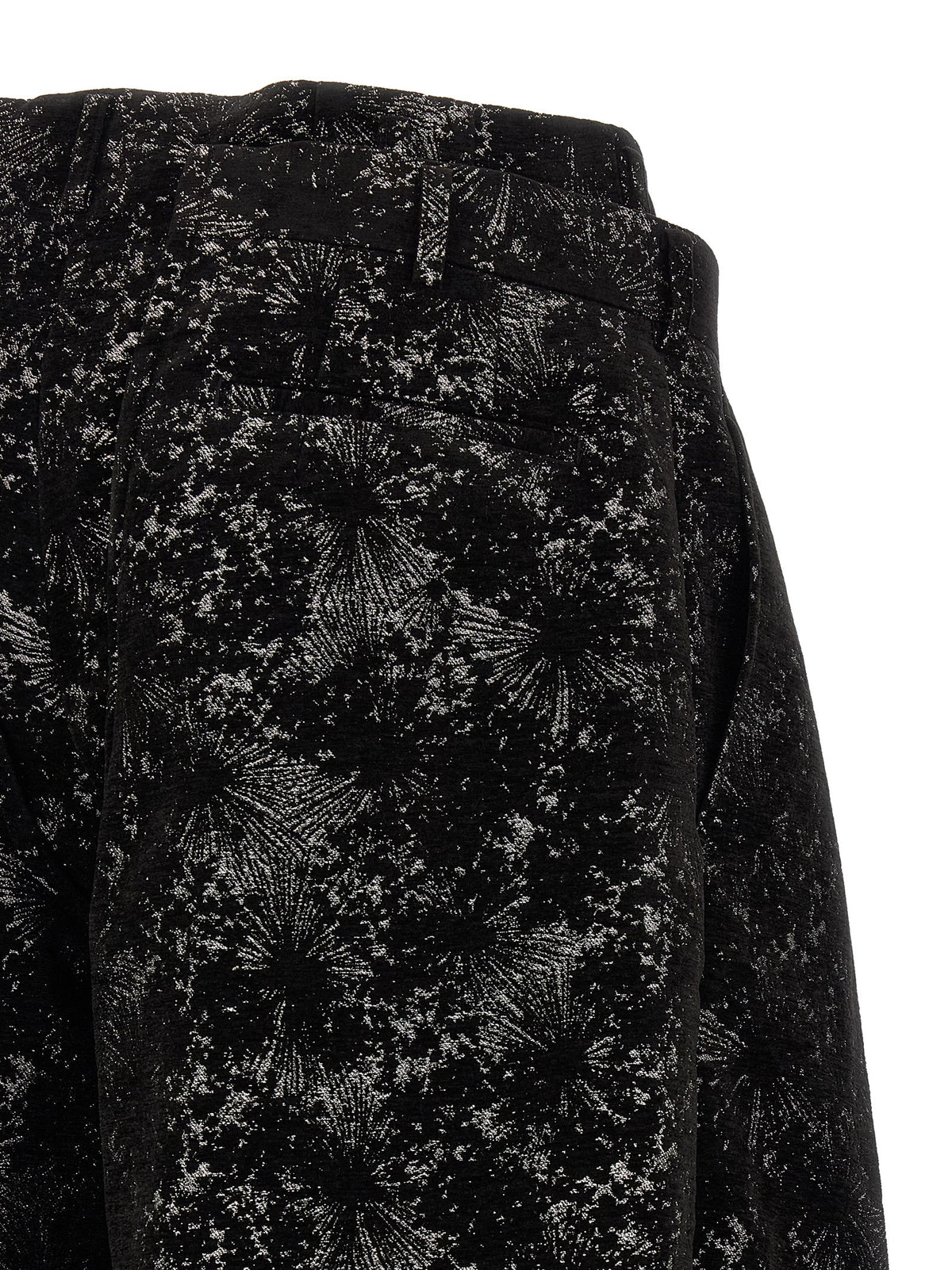 Comme Des Garçons Black Polyester Bermuda Men's Shorts