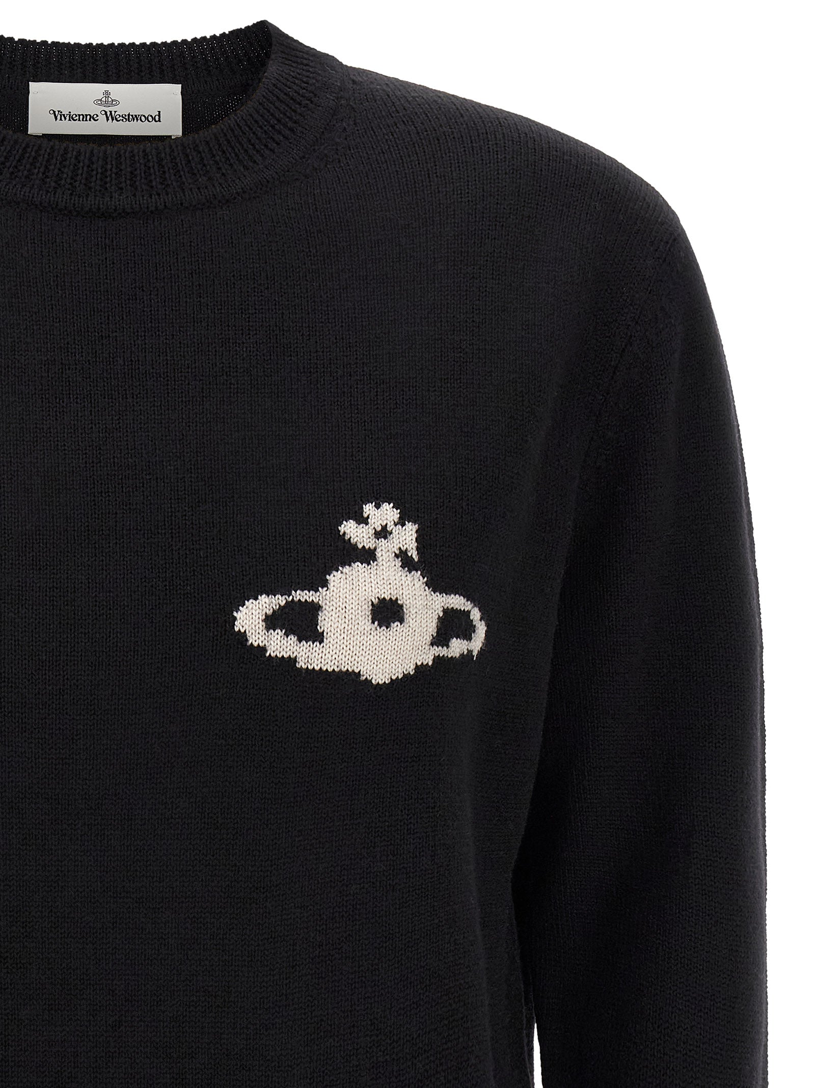 Vivienne Westwood Black Wool Women's Cardigan