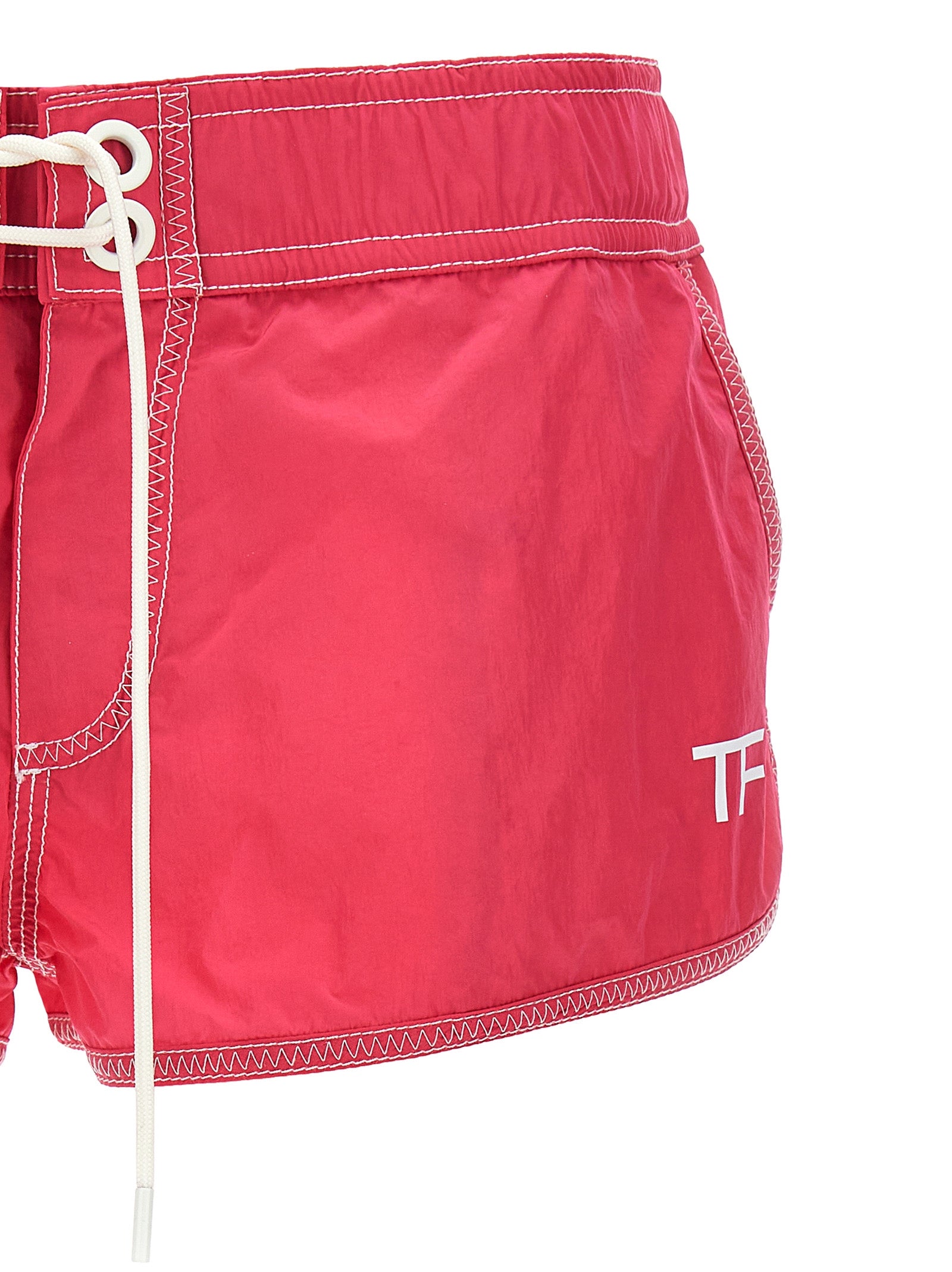 Tom Ford Fuchsia Polyamide Bermuda Women's Shorts