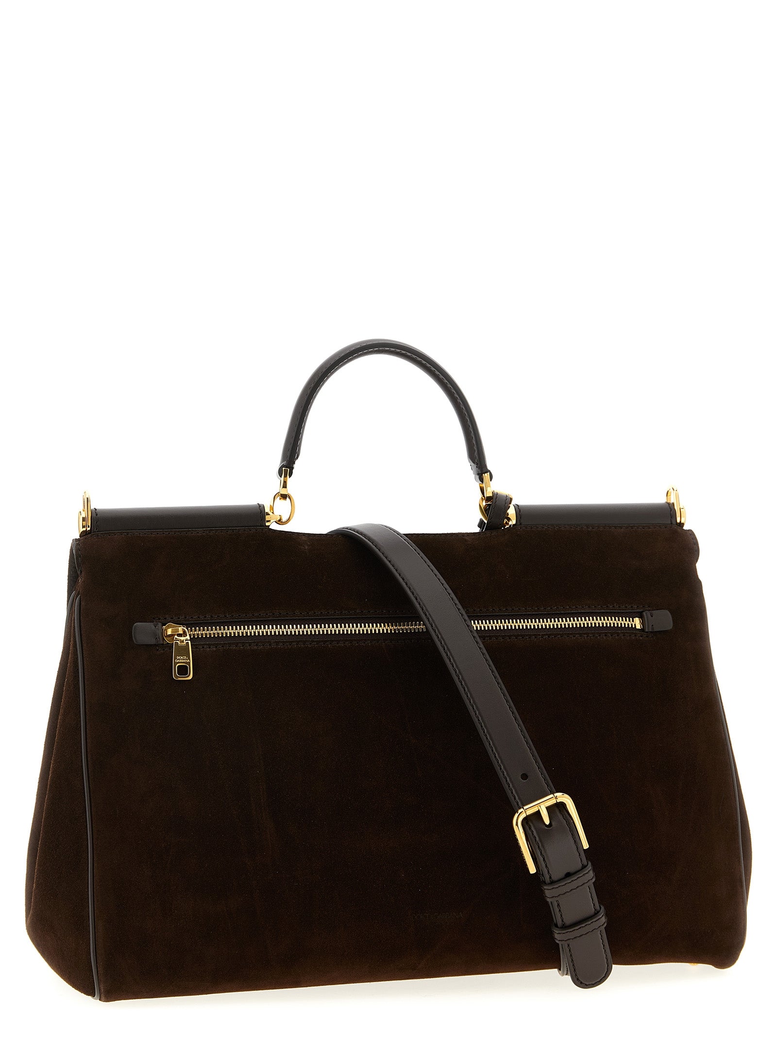 Dolce & Gabbana Brown Pvc Women's Handbag