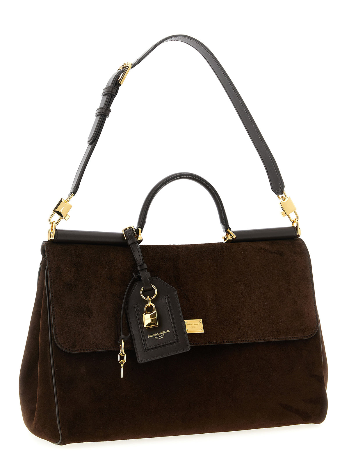 Dolce & Gabbana Brown Pvc Women's Handbag