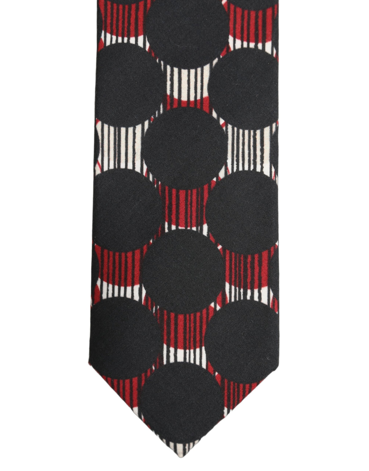 Dolce & Gabbana Multicolor Cotton Geometric Adjustable Men'sd NeckMen's Men's Tie