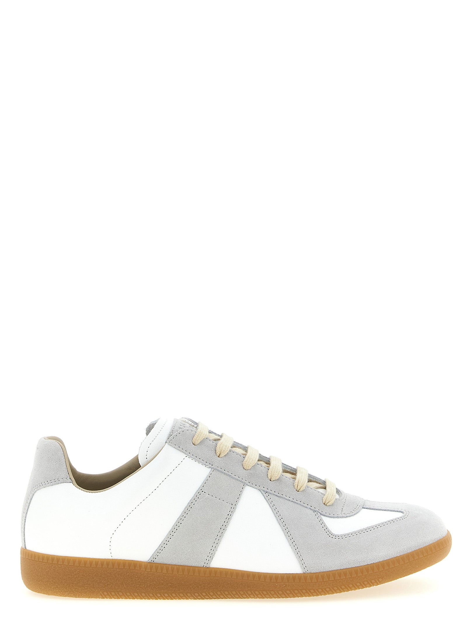 Maison Margiela White Calfskin Men's Sneakers