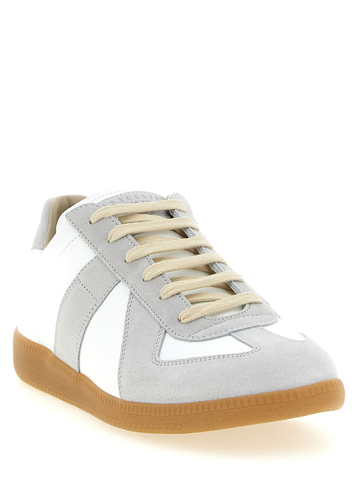 Maison Margiela White Calfskin Men's Sneakers