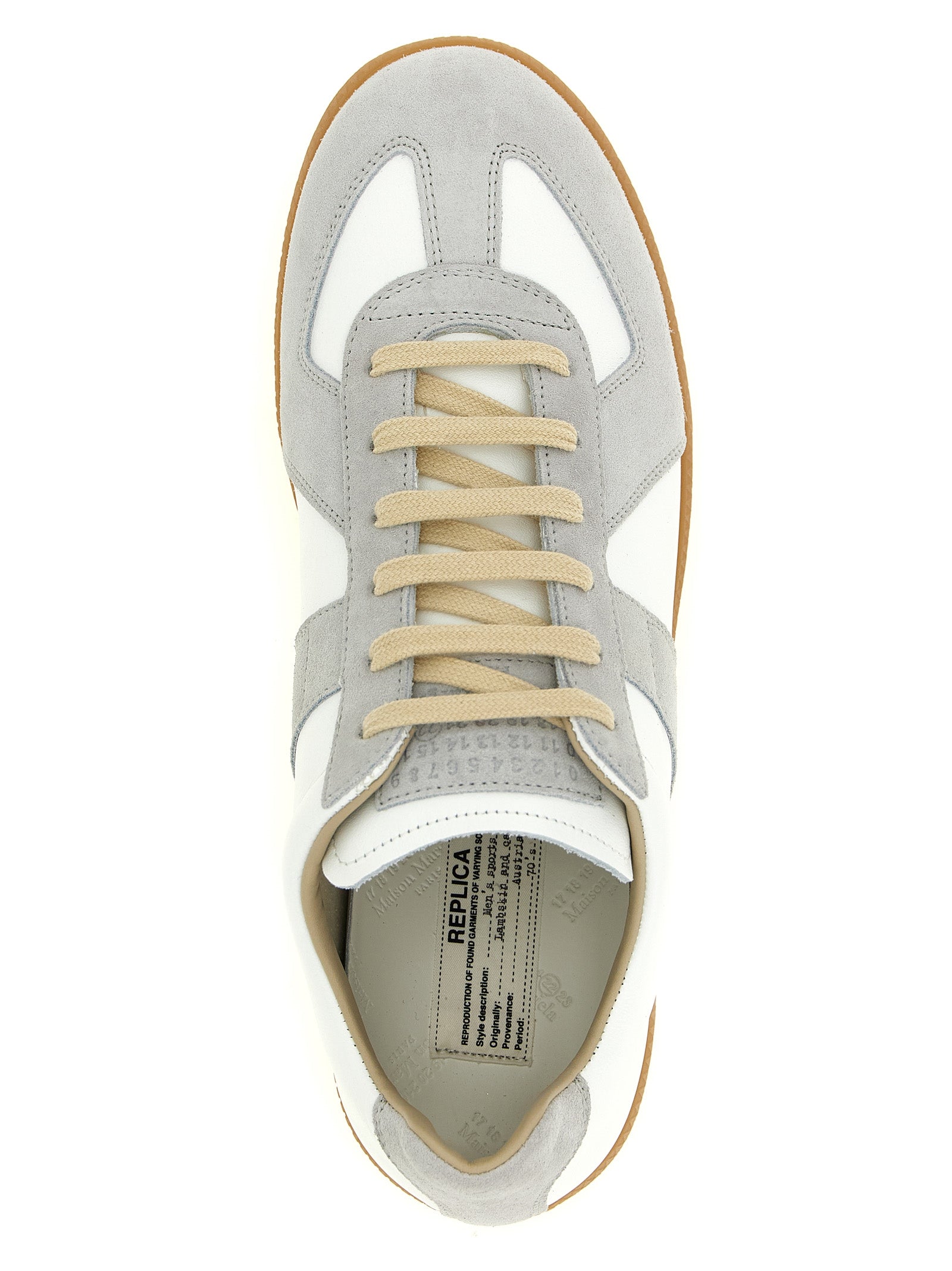 Maison Margiela White Calfskin Men's Sneakers