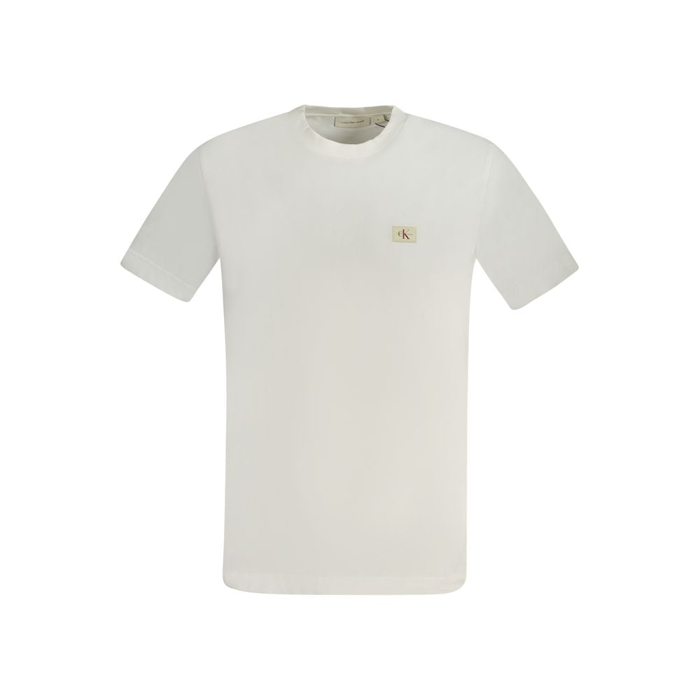 Calvin Klein Bianco Cotton Men Men's T-Shirt
