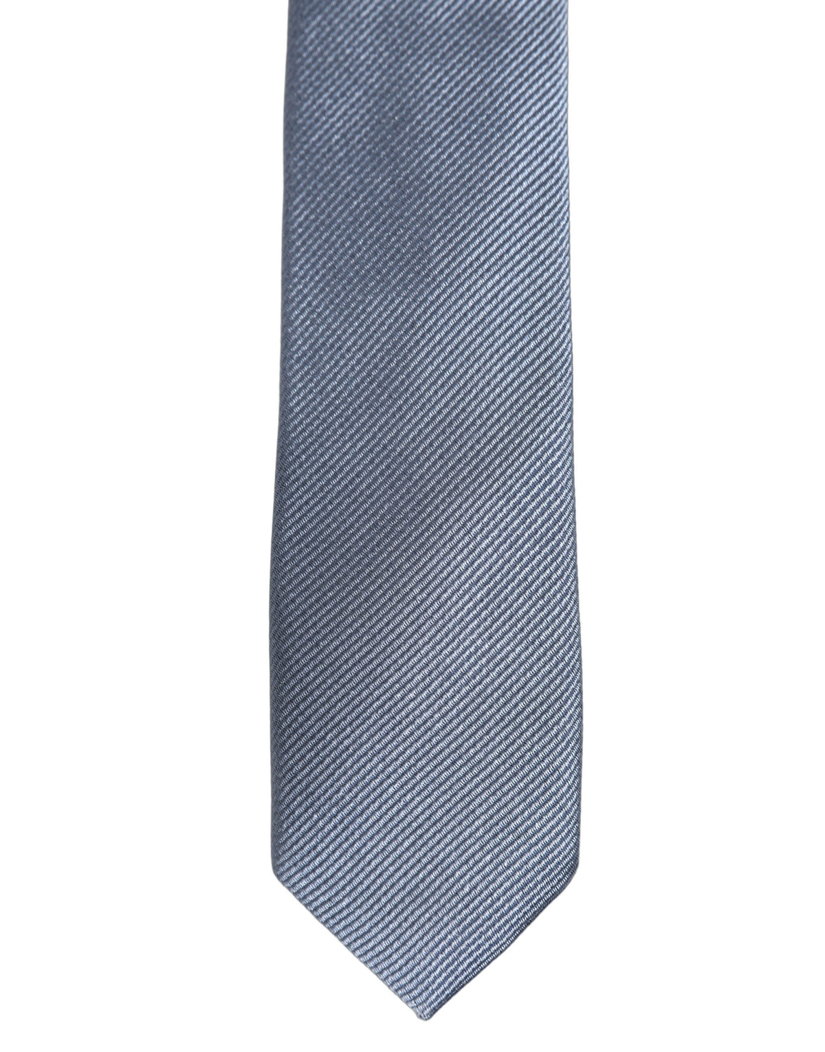 Dolce & Gabbana Men Light Blue Textured Silk Adjustable Men'sd NeckMen's Men's Tie
