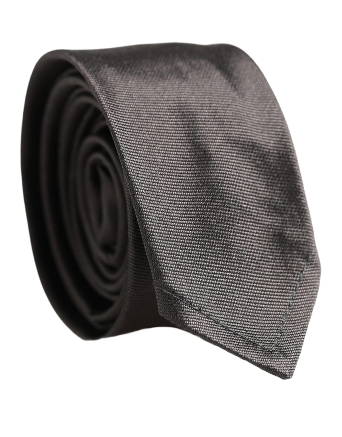 Dolce & Gabbana Black Woven 100% Silk Adjustable NeckMen's Accessory Men's Tie