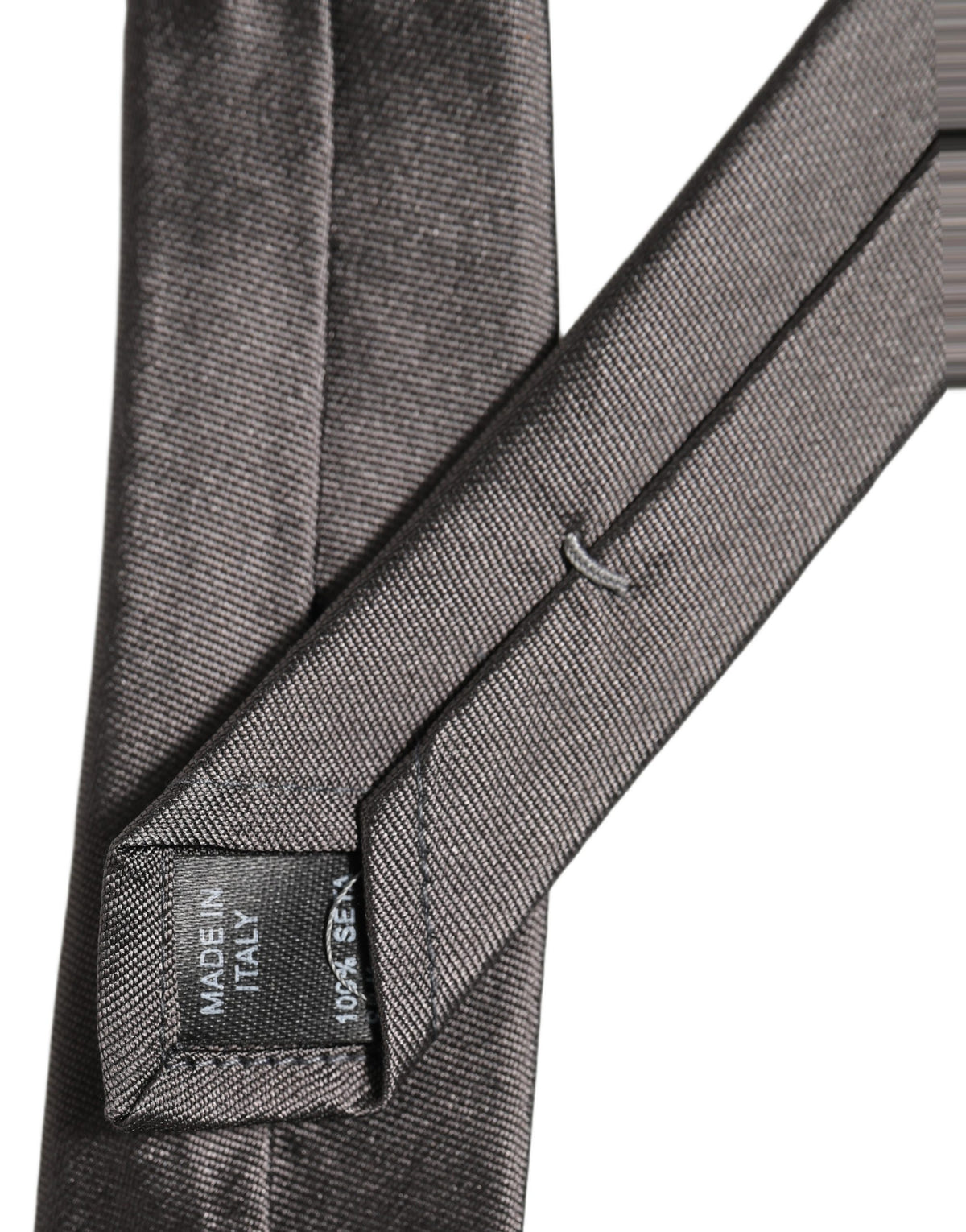 Dolce & Gabbana Black Woven 100% Silk Adjustable NeckMen's Accessory Men's Tie