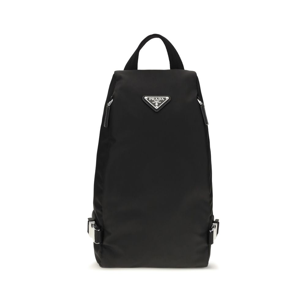 Prada Black Nylon Men's Backpack