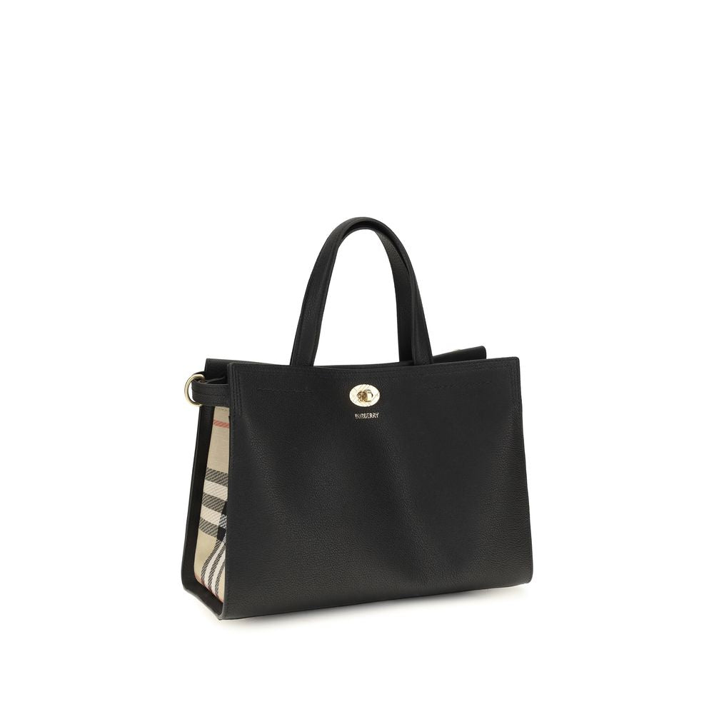 Burberry Black Cotton Women's Handbag