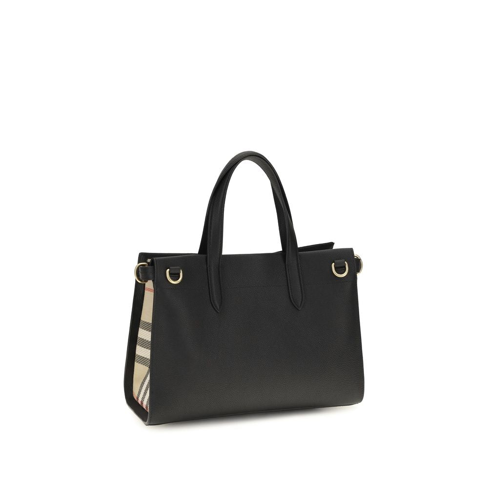 Burberry Black Cotton Women's Handbag