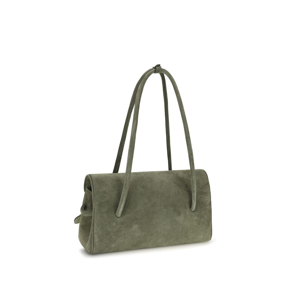 Jacquemus Bicolor Calf Leather Bos Taurus Shoulder Women's Bag