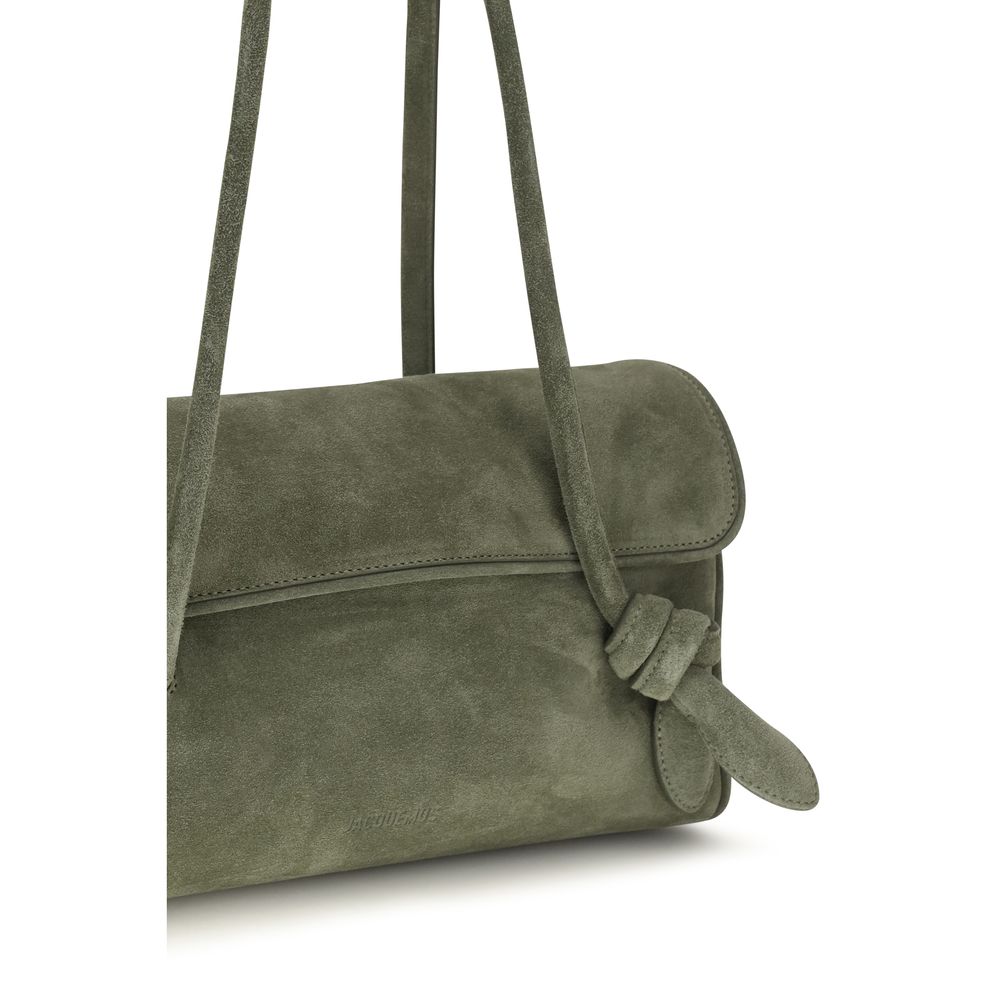 Jacquemus Bicolor Calf Leather Bos Taurus Shoulder Women's Bag