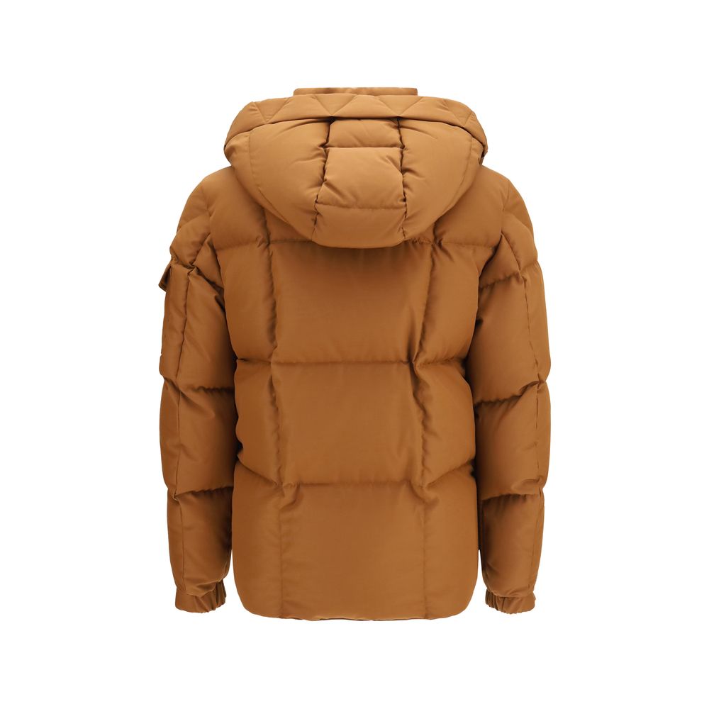 Moncler Brown Polyester Full-Length Men's Jacket