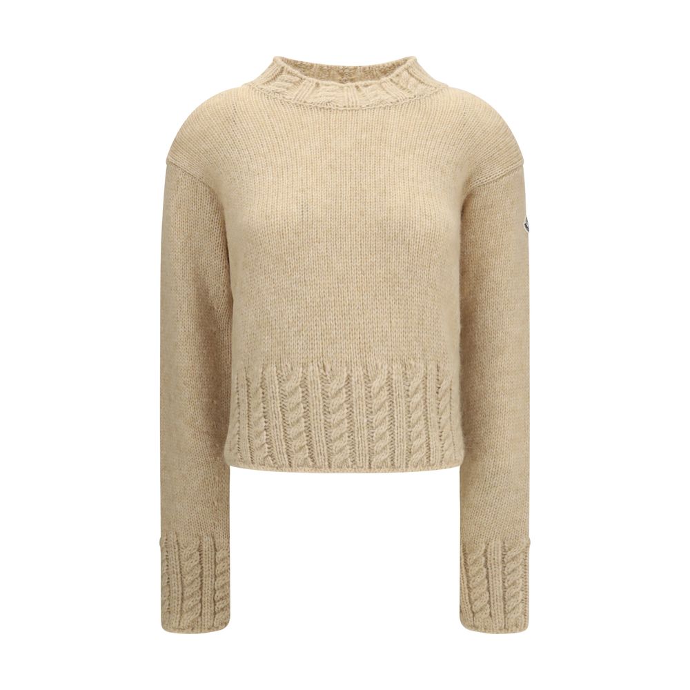 Moncler Beige Alpaca Vicugna Pacos Women's Turtleneck