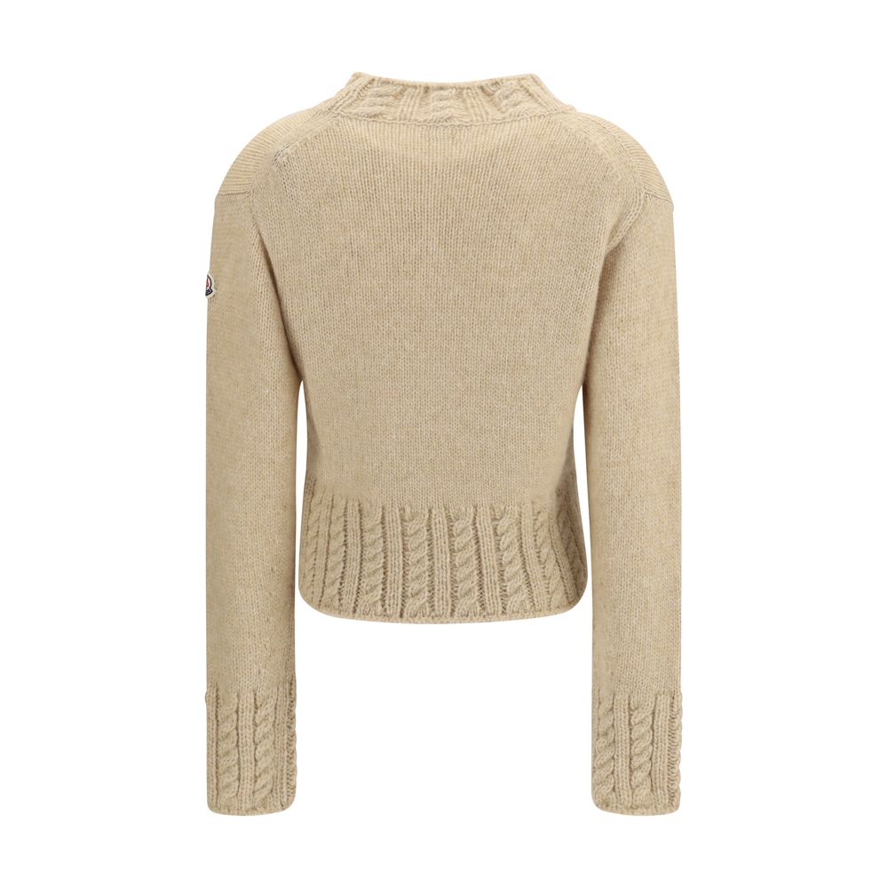 Moncler Beige Alpaca Vicugna Pacos Women's Turtleneck