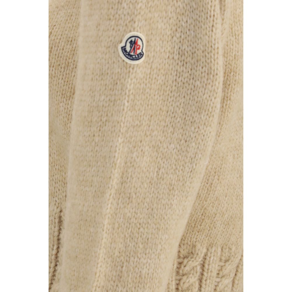 Moncler Beige Alpaca Vicugna Pacos Women's Turtleneck