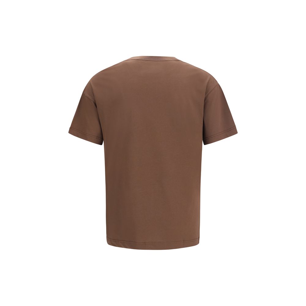 Palm Angels Brown Cotton Men's T-Shirt