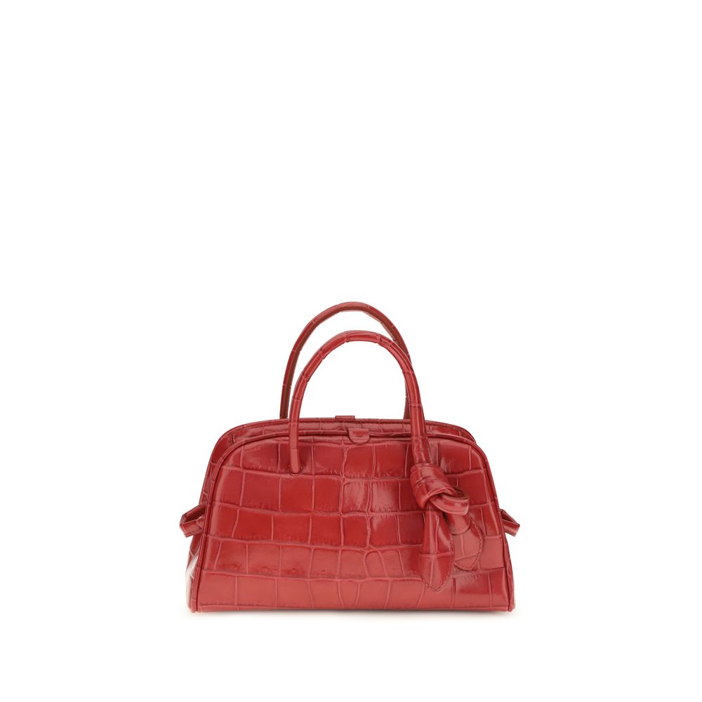 Jacquemus Red Calf Leather Bos Taurus Shoulder Women's Bag