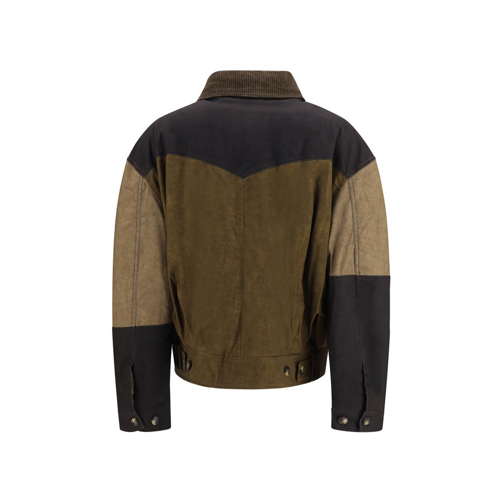 Isabel Marant Étoile Bicolor Cotton Denim Women's Jacket
