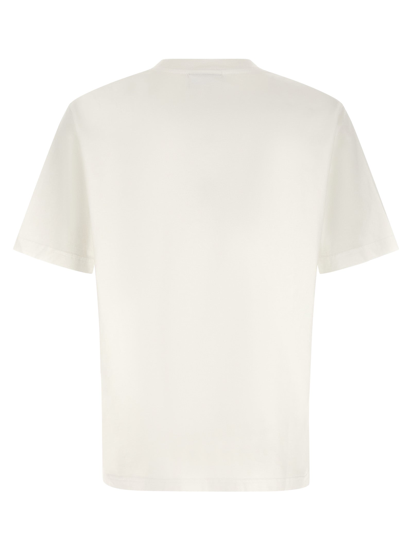 Maison Kitsuné White Organic Cotton Men's T-Shirt