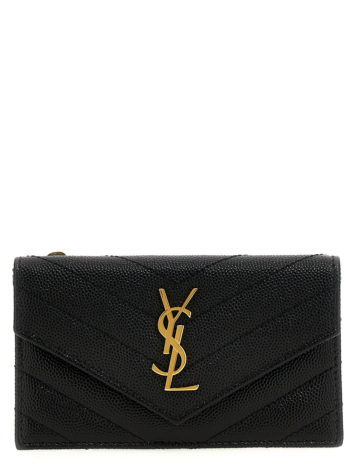 Saint Laurent Black Calfskin Women's Cardholder