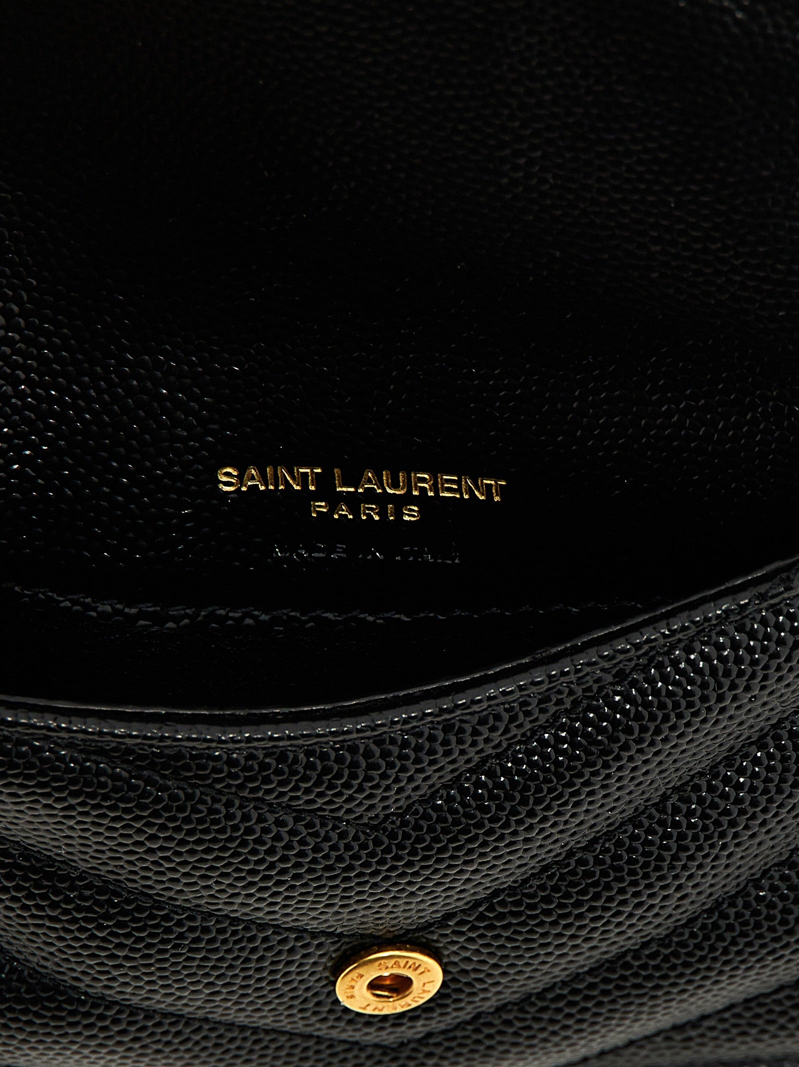 Saint Laurent Black Calfskin Women's Cardholder