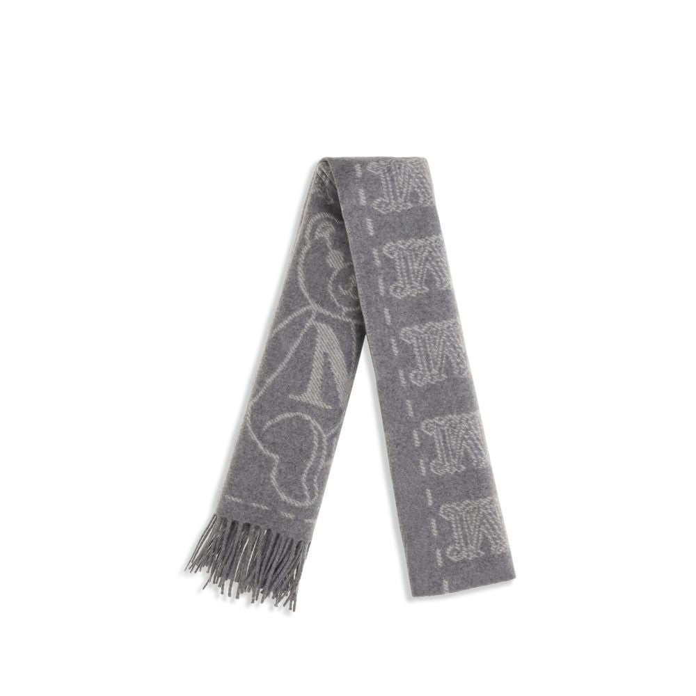 Max Mara Gray Cashmere Women's Scarf