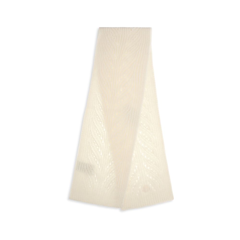 Moncler Beige Wool Oves Aries Women's Foulard