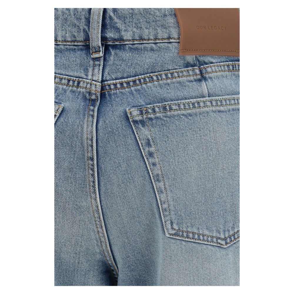 Our Legacy Blue Cotton Jeans Women's Denim
