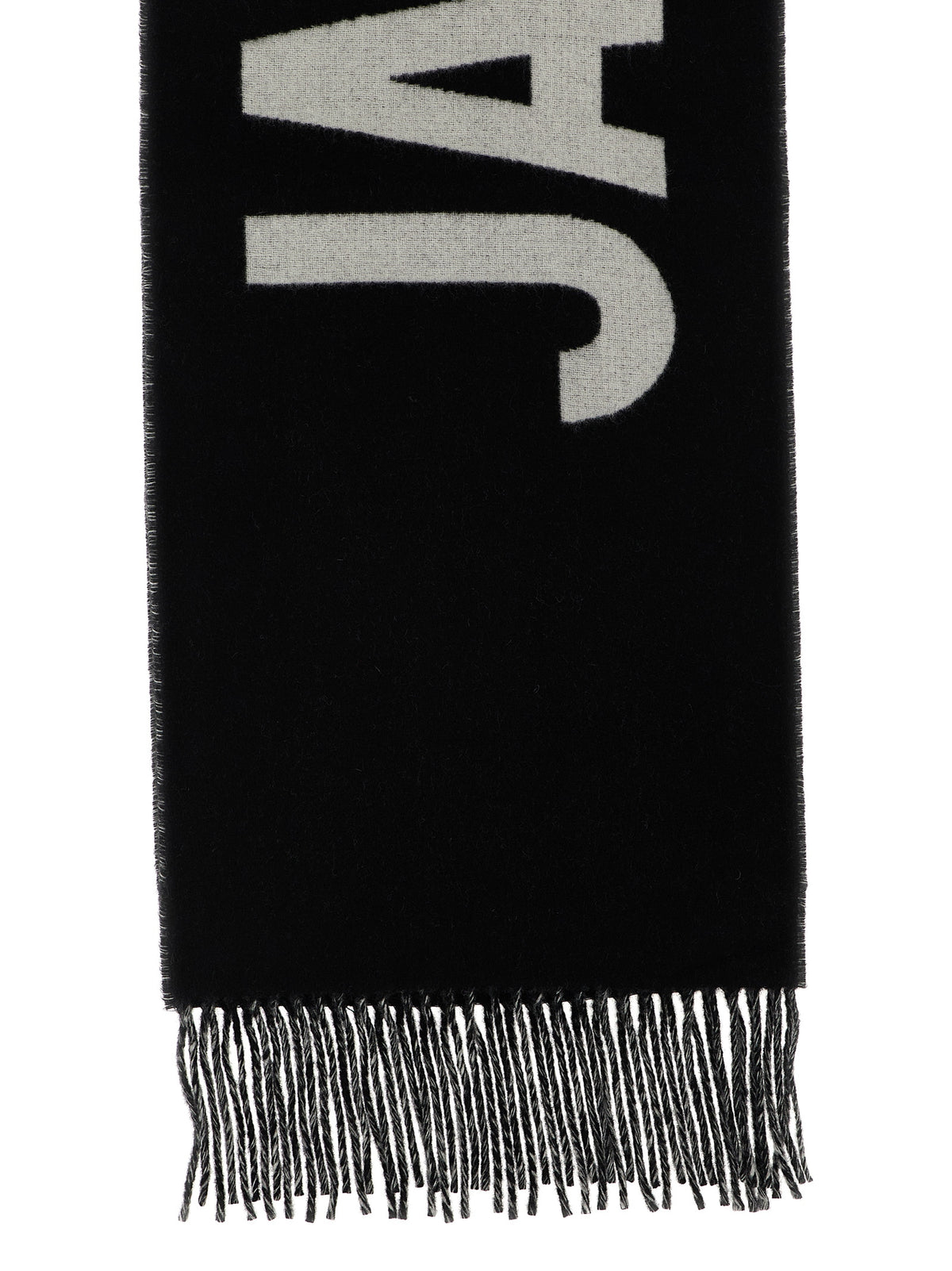 Jacquemus Black Wool Men's Foulard