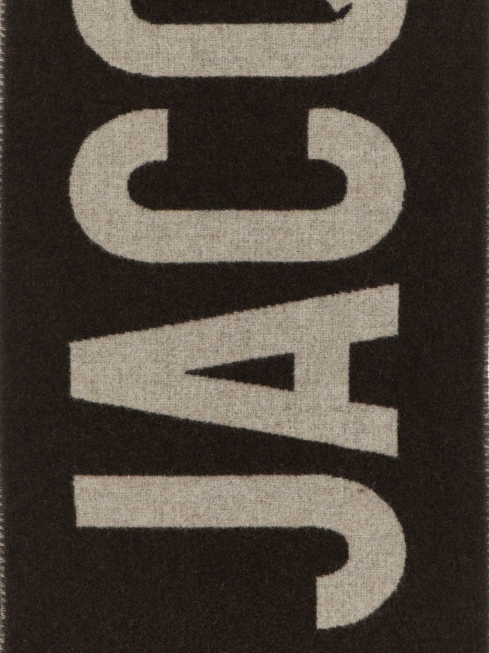 Jacquemus Brown Wool Women's Foulard