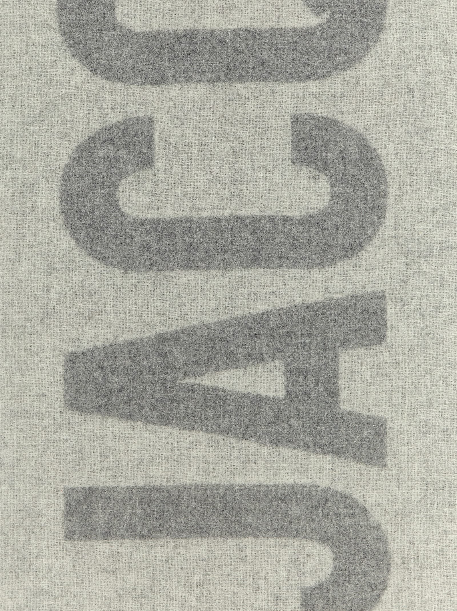 Jacquemus Gray Wool Men's Foulard