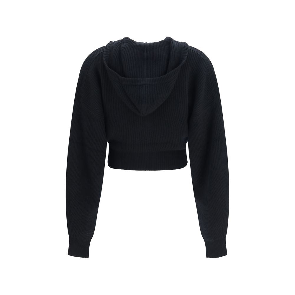 Max Mara Black Wool Oves Aries Women's Cardigan