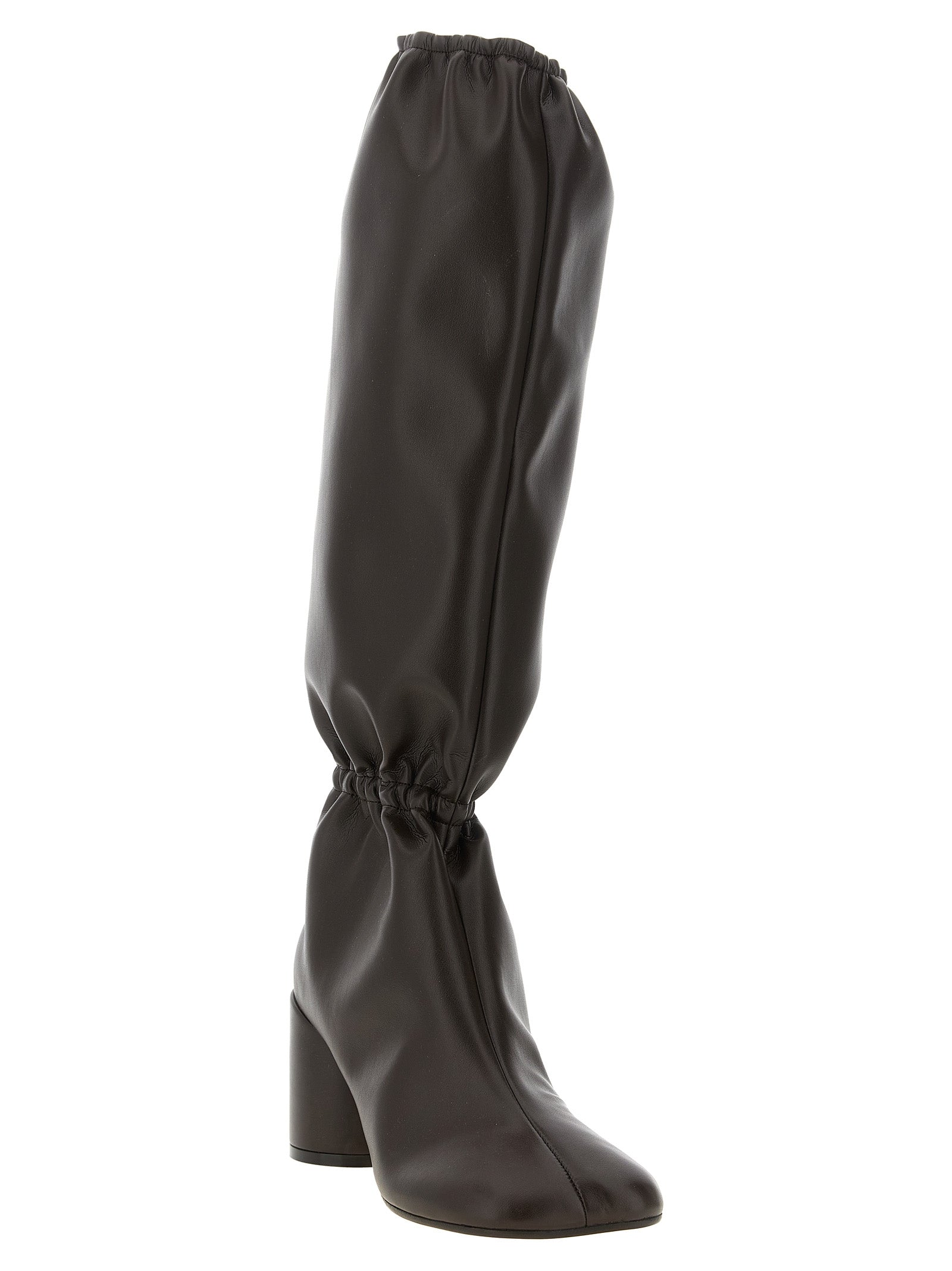 MM6 Maison Margiela Brown Polyethylene Over The Women's Knee