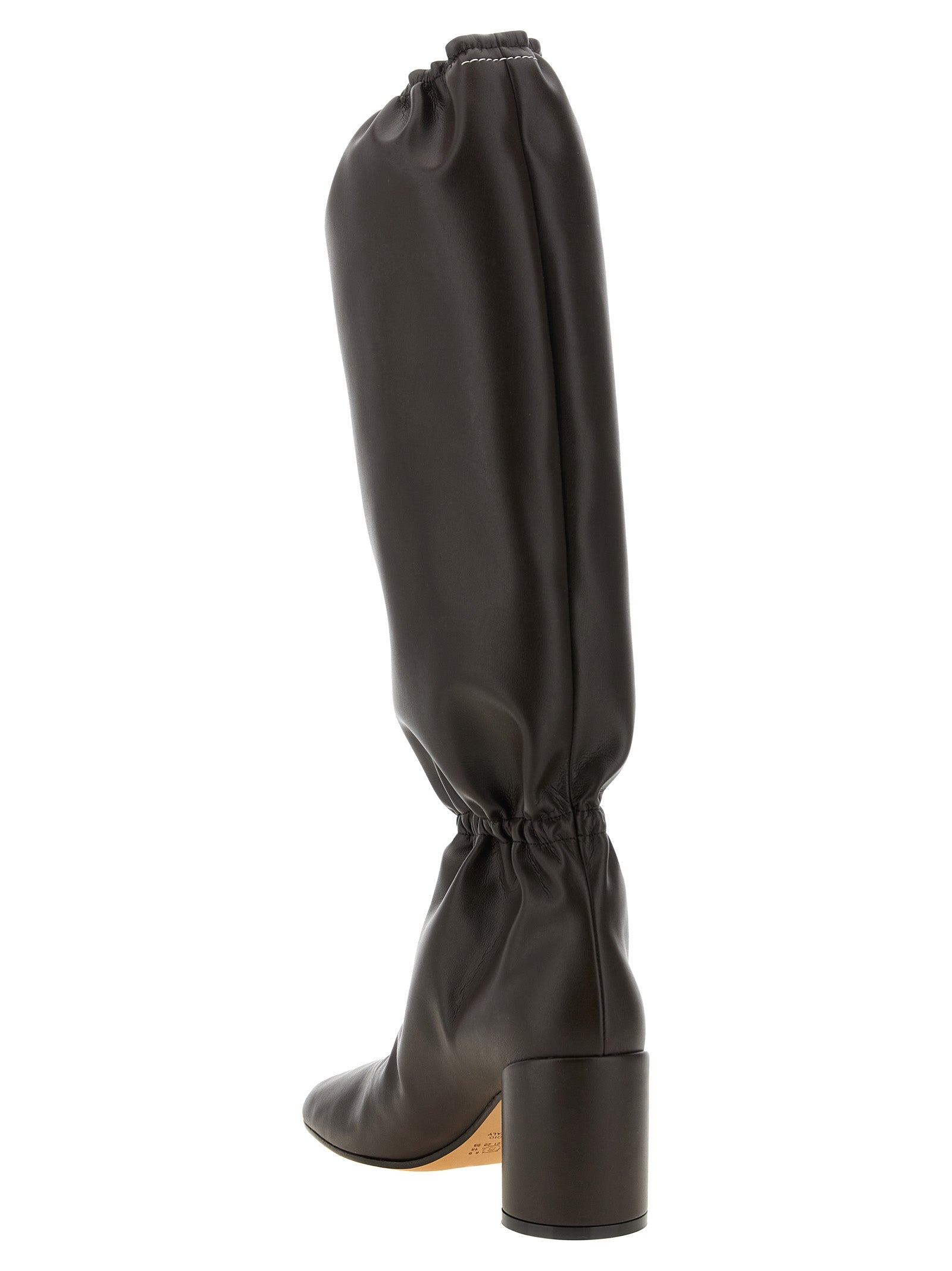 MM6 Maison Margiela Brown Polyethylene Over The Women's Knee