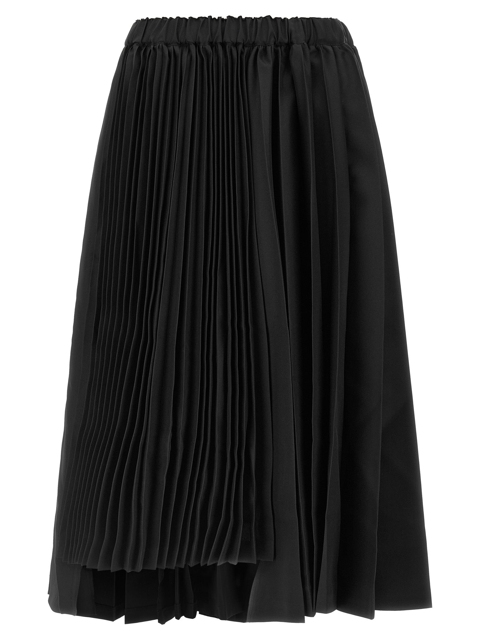 Comme Des Garçons Black Polyester Long Men's Skirt