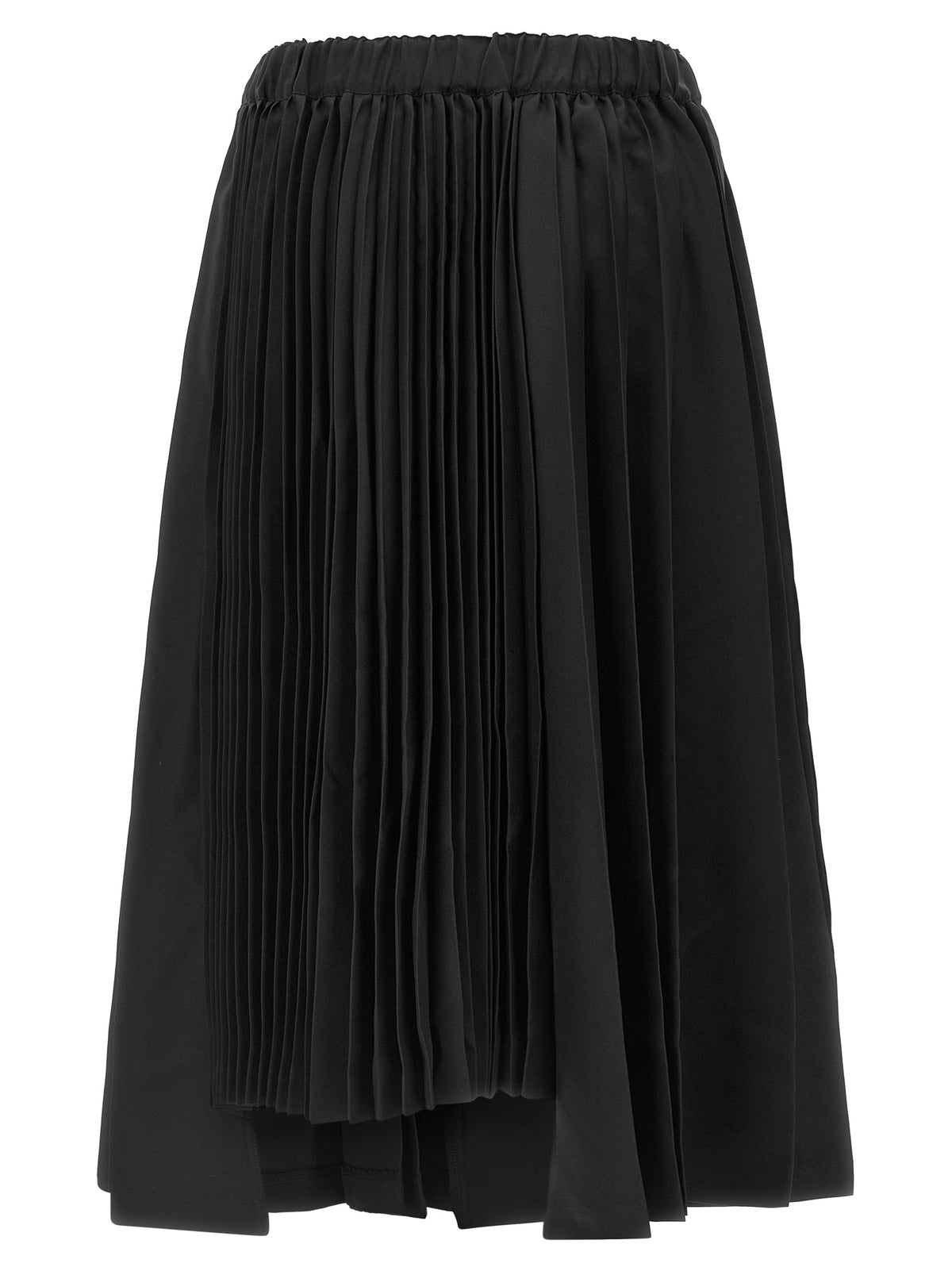 Comme Des Garçons Black Polyester Long Men's Skirt