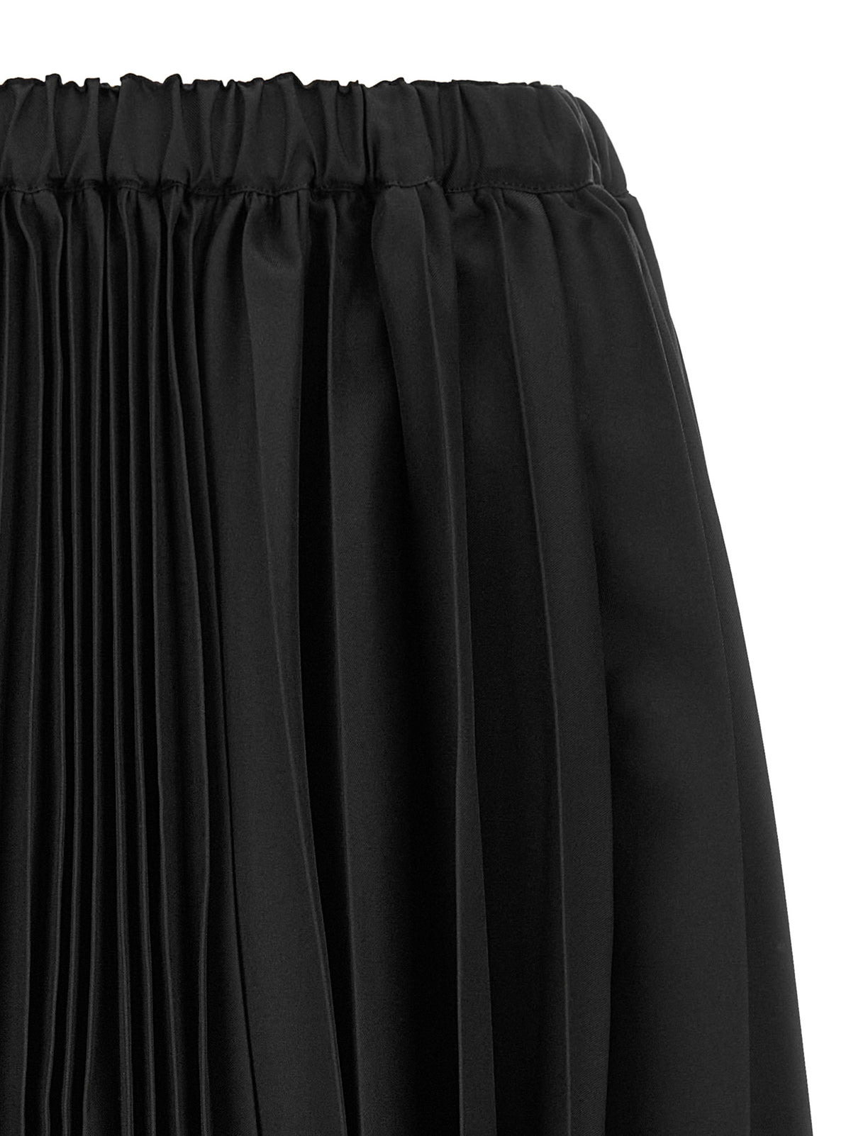 Comme Des Garçons Black Polyester Long Men's Skirt