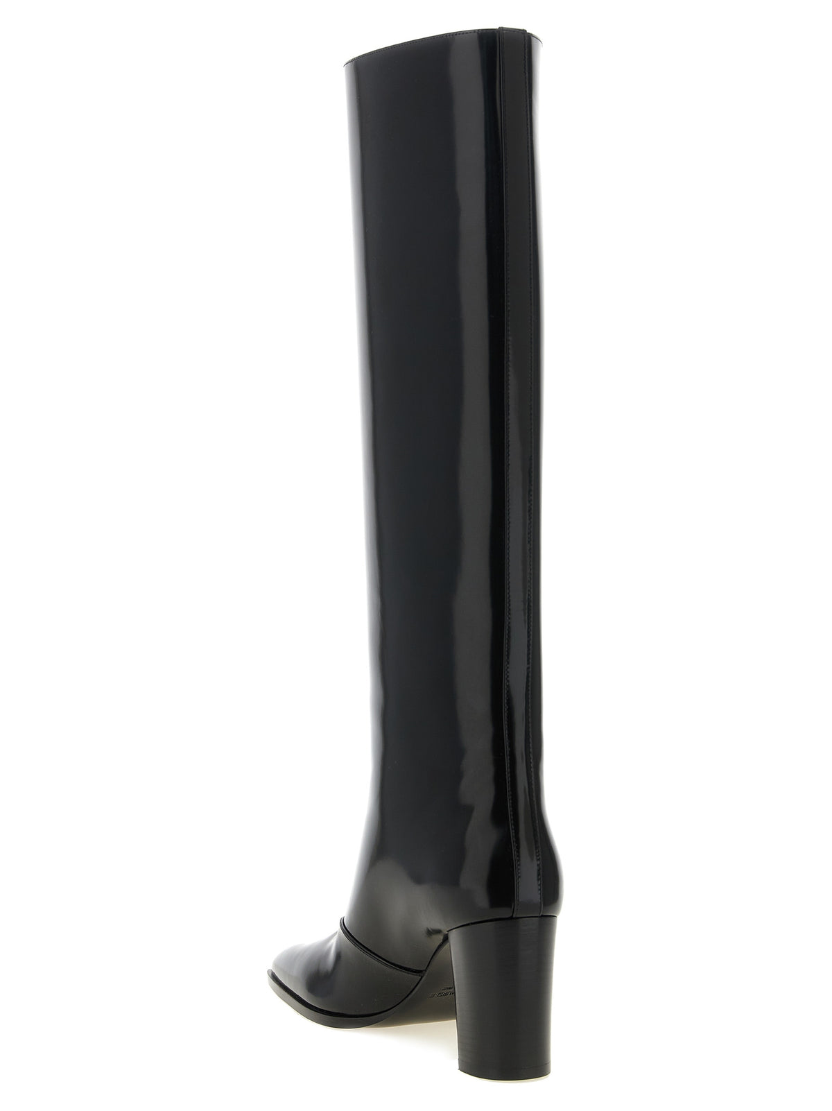 Saint Laurent Black Calfskin Over The Women's Knee