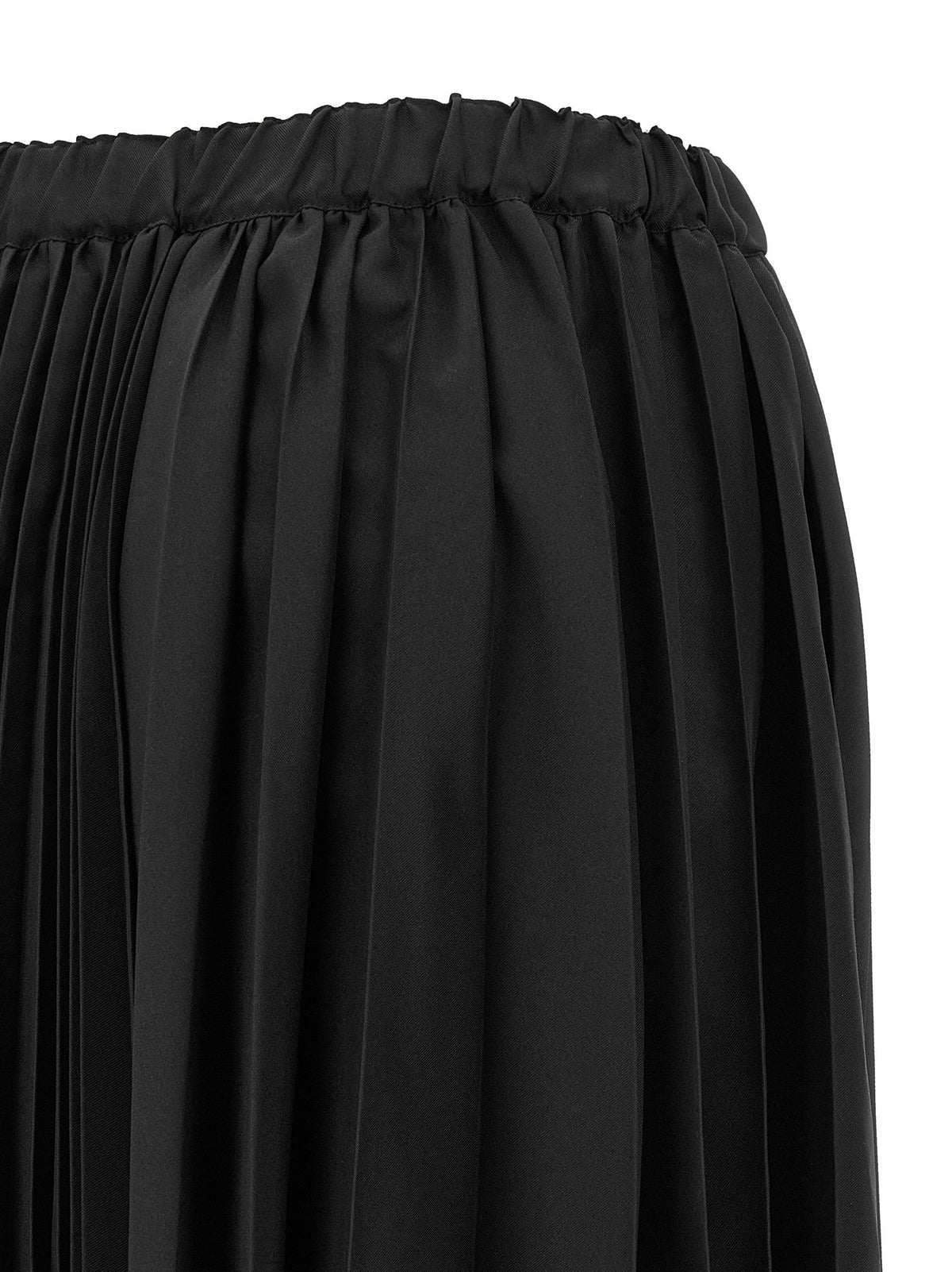 Comme Des Garçons Black Polyester Long Men's Skirt