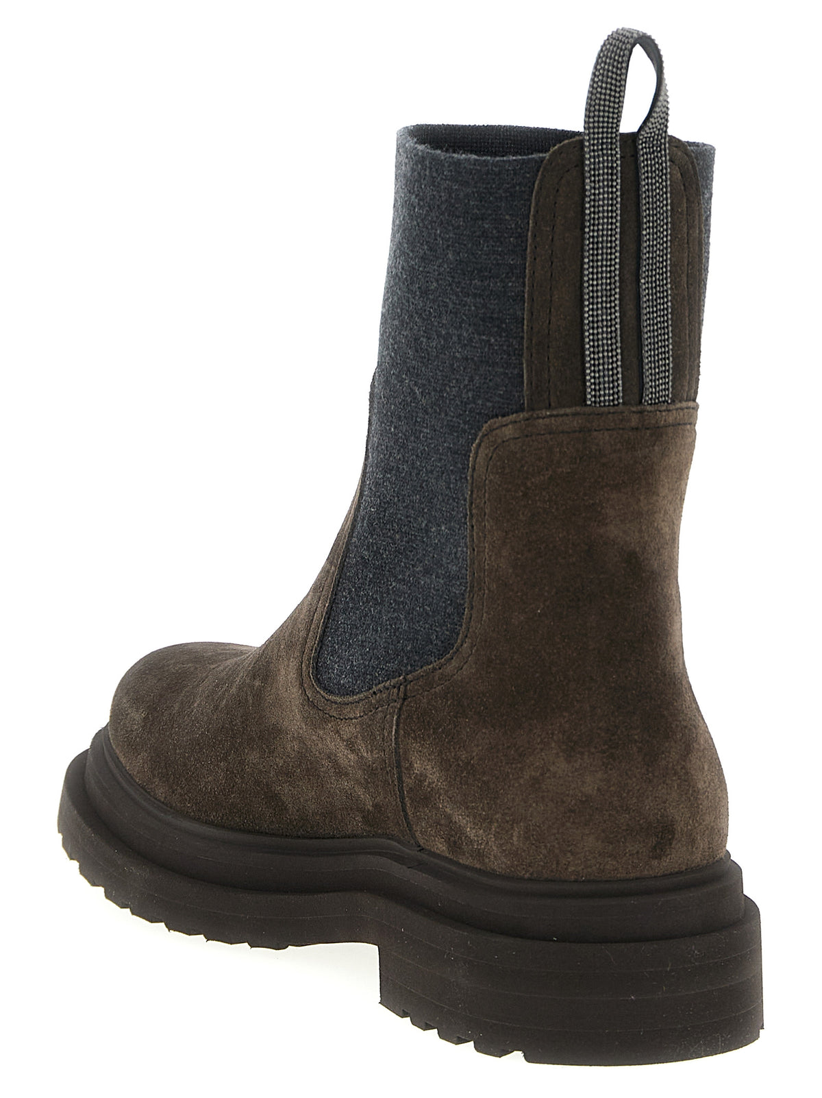Brunello Cucinelli Brown Calfskin Ankle Women's Boots