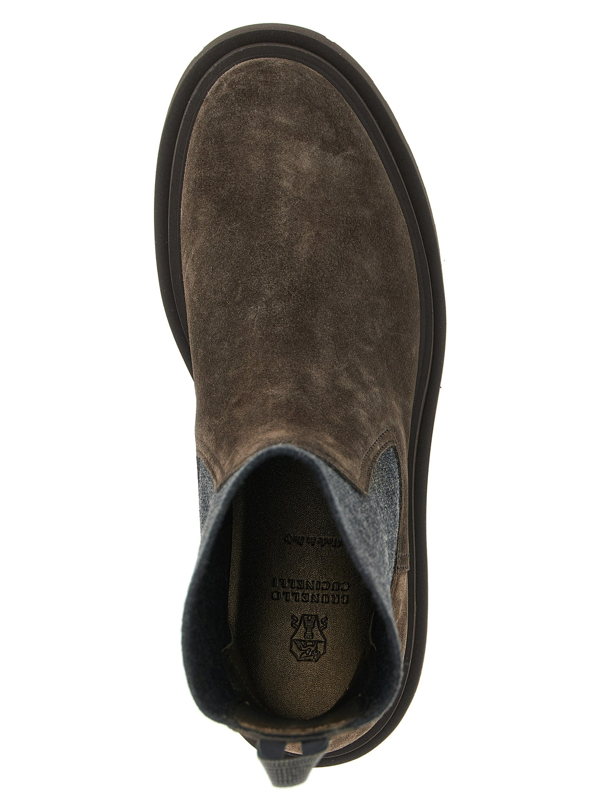 Brunello Cucinelli Brown Calfskin Ankle Women's Boots