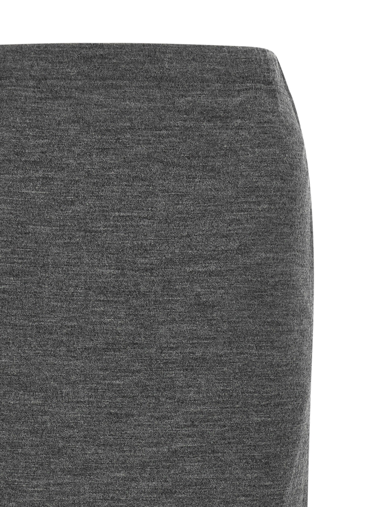 Junya Watanabe Gray Wool Midi Women's Skirt